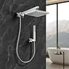 concealed rain shower set